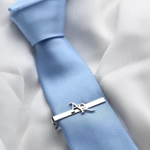 Men’s Customized First Letter Tie Clip