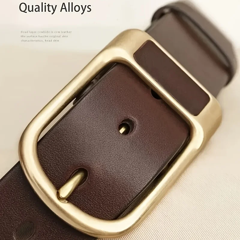 Men's Trendy Casual Belt For Men Coboy Style Belts Pin Buckle Belt Jeans Retro Belt Business Casual Belt - Image 6