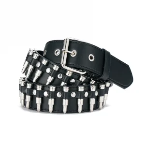 Fashion New Bronze Bullet Belt
