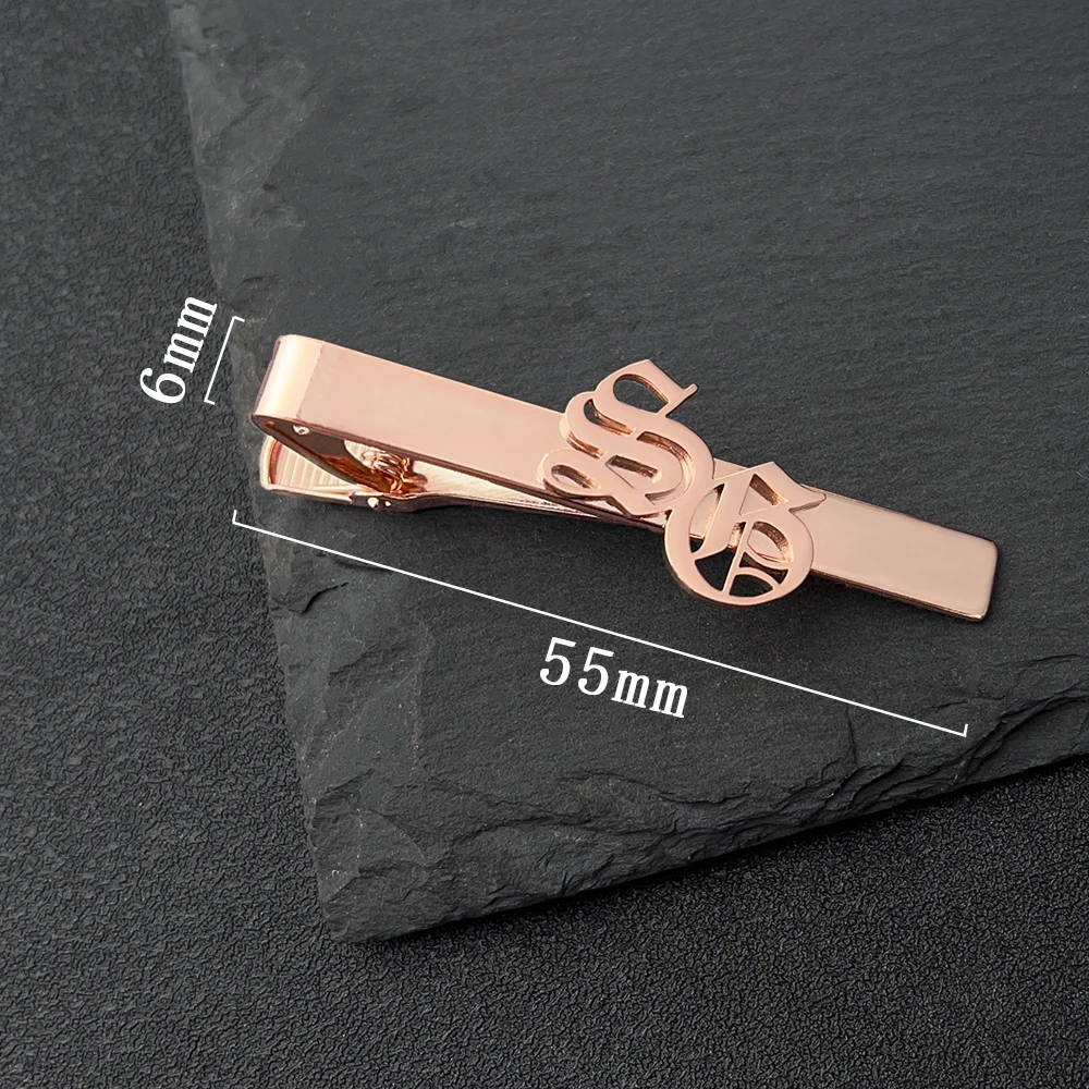 Men's Personalized Personalized Personalized Mother Child Name tie Clip Made of Stainless Steel, The Best Men's Jewelry Gift - Image 2